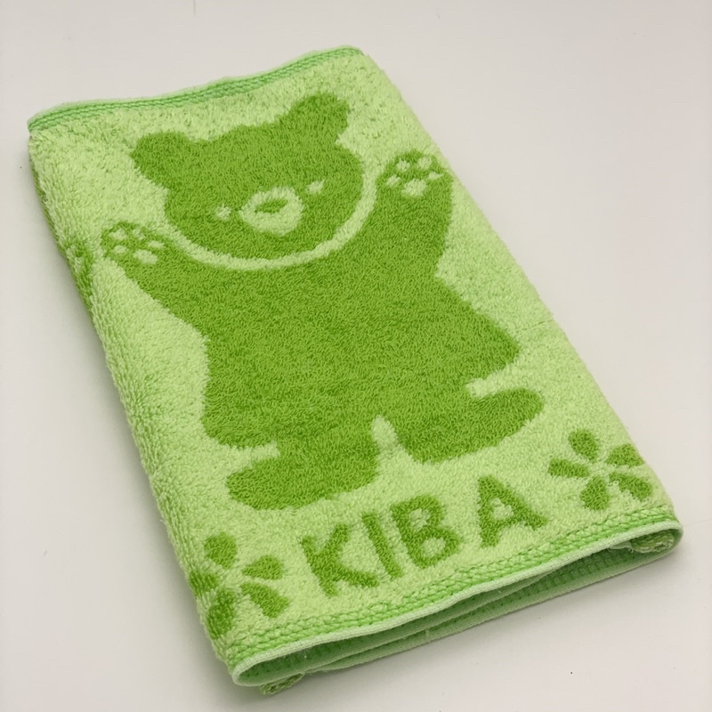 Khăn Mặt KIBA Cỡ Bé 28x48cm Họa Tiết Ba Chú Gấu Dễ Thương,  Chất Cotton Êm, Mềm, Dày Dặn Thấm Hút Tốt, An Toàn Cho Da