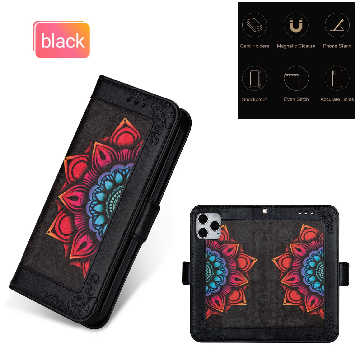 MANDALA Ốp Lưng Nắp Gập In Hình 3d Cho Điện Thoại Samsung Galaxy Note 8 / Note 9 / Note 10 / Note 10 Plus / Note 20 / Note 20 | BigBuy360 - bigbuy360.vn