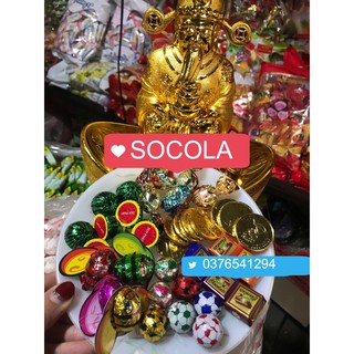 500g (0,5kg) Socola các loại: đồng tiền, dưa, ong, vuông, quả bóng...