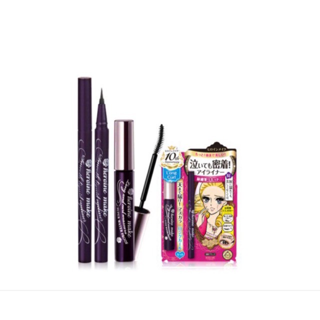 Bút kẻ mắt lâu trôi Merzy Another Me The First Pen Eyeliner / Mascara Kiss me Heroine / Kẻ mắt nước Nhật Bản /