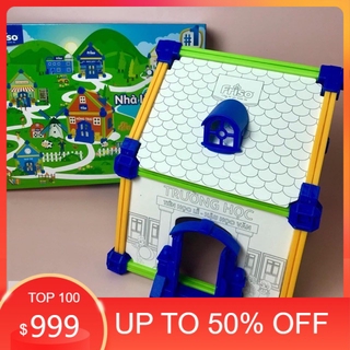 Bộ đồ chơi lắp ghép Ngôi nhà và tô màu FRISO