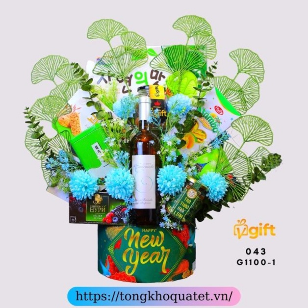 Giỏ Quà Tết 2022 Mẫu Giỏ 1050 - 1200 ( 8 Giỏ Quà Tết ) | BigBuy360 - bigbuy360.vn