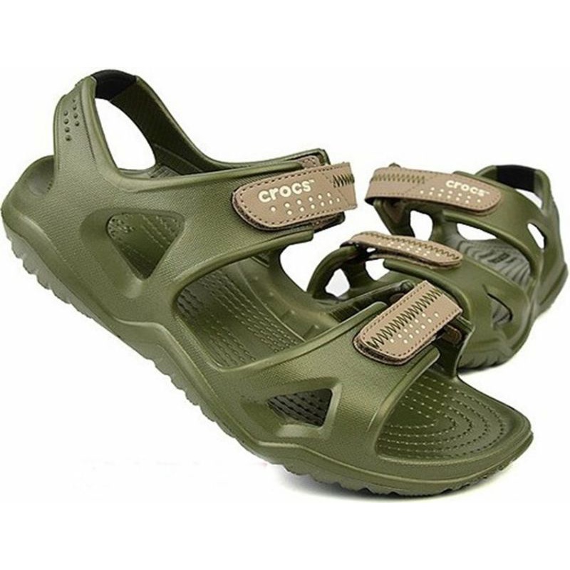 DÉP SANDAL CROC.S  SWFTWATER WAVE RIVET CHO NAM.