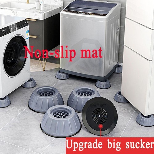 4PCS/SET  Thảm Chống Trượt Máy Giặt,Đệm Cao Su Cố Định Chân Ghế Chống Trượt Tiện Dụng