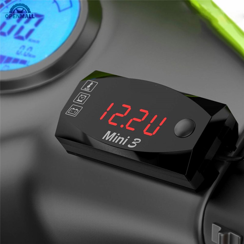 OM DC 12V LED Digital Display Voltmeter Voltage Panel Meter For Electromobile Motorcycle Car