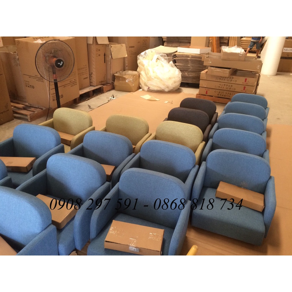 Ghế ngồi 1 chỗ nhỏ gọn bọc nệm - HW144