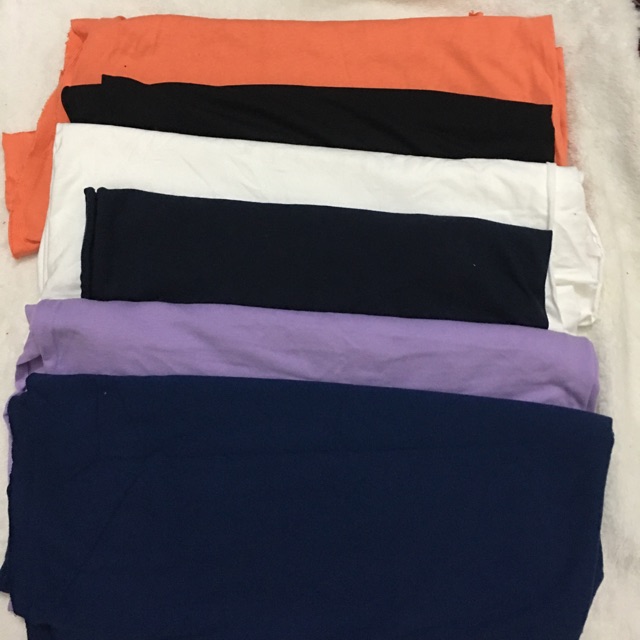 Thun cotton 2c/4c trơn