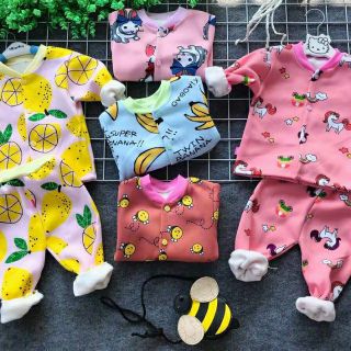 Combo 5 bộ nỉ bông cho bé