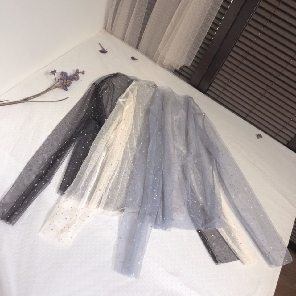 Áo Lưới Dài Tay Xuyên Thấu Gợi Cảm Thời Trang Mới 2022 Cho Nữ