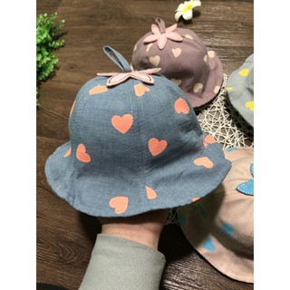 Mũ/Nón tai bèo chấm tim KOADEAR BABY cho bé gái