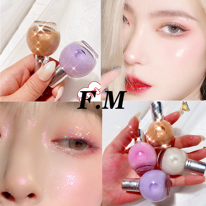 (Hàng Mới Về) Phấn Bắt Sáng Dạng Lỏng Lấp Lánh Làm Sáng Da Mặt F.M
