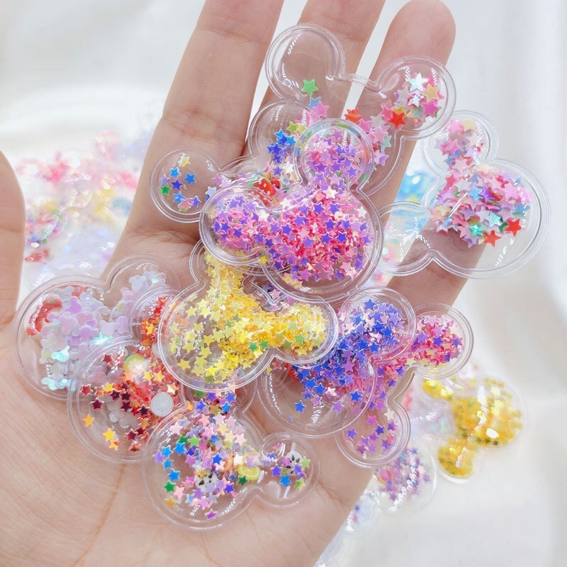 Charm kim sa nhiều mẫu làm dây buộc tóc/bờm tóc/băng đô…