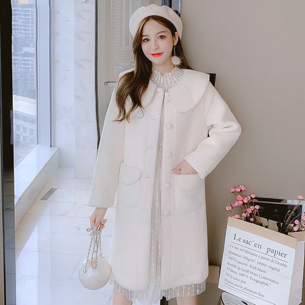 Áo Khoác Len Lông Cừu Hai Mặt Dày Dặn Dễ Phối Đồ Thời Trang 2021 Dành Cho Nữ 2021 | BigBuy360 - bigbuy360.vn