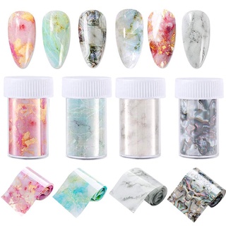 Cuộn giấy Foil dán móng 100cm họa tiết đá cẩm thạch 🌸 Nam Phương Nail 🌸
