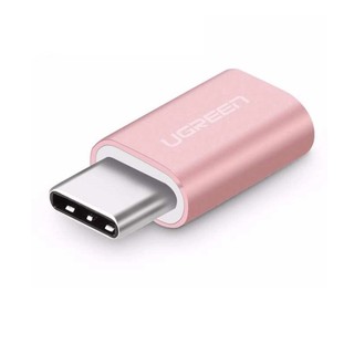 Đầu chuyển đổi usb-c dương sang micro usb âm vỏ nhôm ugreen 30512 30511 20854 us189