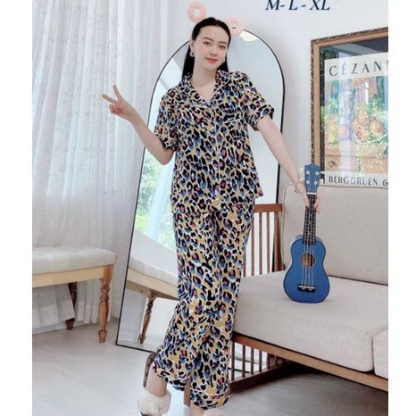 Đồ Bộ Pijama Lụa Thái Chất Mềm MátGiảm 10K Đơn 200K