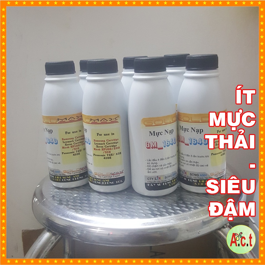 Chai mực nạp Samsung ML 1660, 1661, 1665, 1666, 1670, 1610, 1615, 1620, 1625, 1670, 1671, 1865, 1866, 1860, 1640, 2010