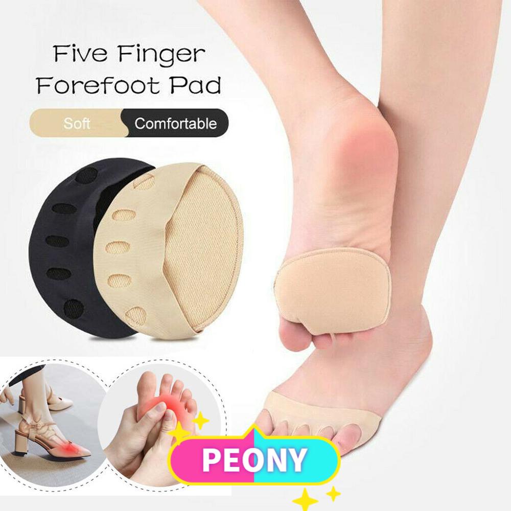 Vớ xỏ ngón đệm bàn chân mang giày cao gót chống trượt giảm đau nhiều màu sắc hình tổ ong