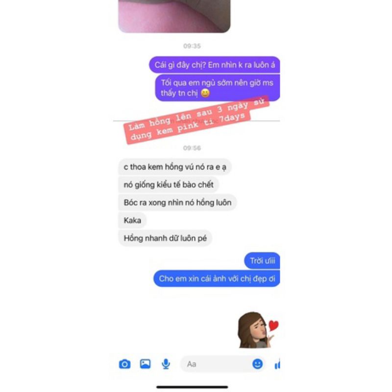 PINK TI CREAM - KEM LÀM HỒNG NHŨ HOA -MỜ THÂM (CHÍNH HÃNG CTY)