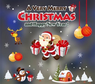 Miếng dán trang trí Noel