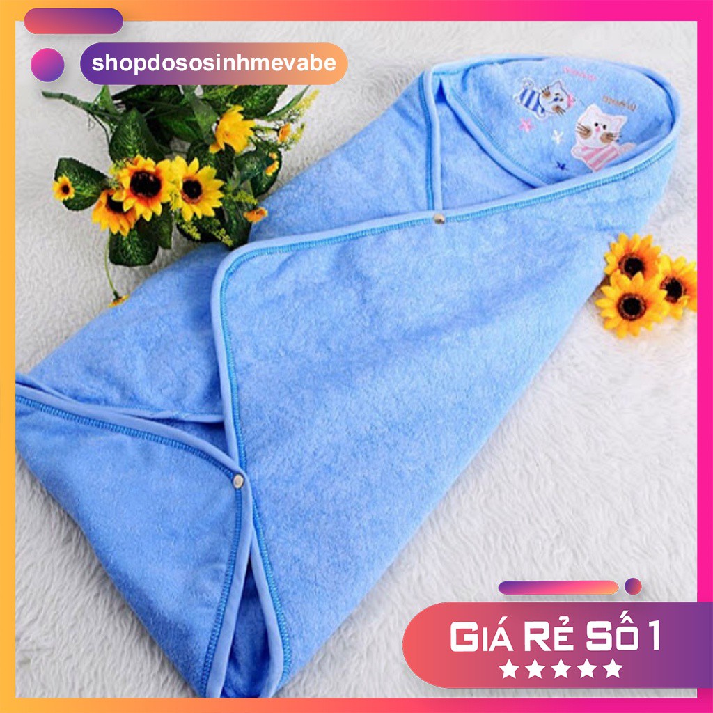 Khăn choàng Ủ bé sơ sinh / Chăn bế quấn trẻ em VƯỜN HỒNG