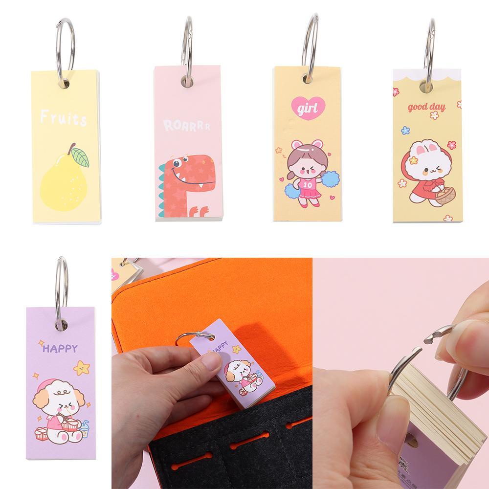 PISTA 1 Sổ Tay Ghi Chú Họa Tiết Hoạt Hình Dễ Thương