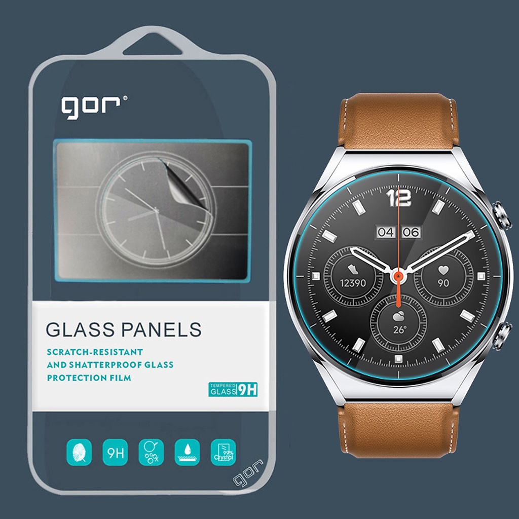 Dán cường lực GOR cho Đồng Hồ Xiaomi Watch S1 / Xiaomi Watch S1 Pro - Hàng Chính Hãng