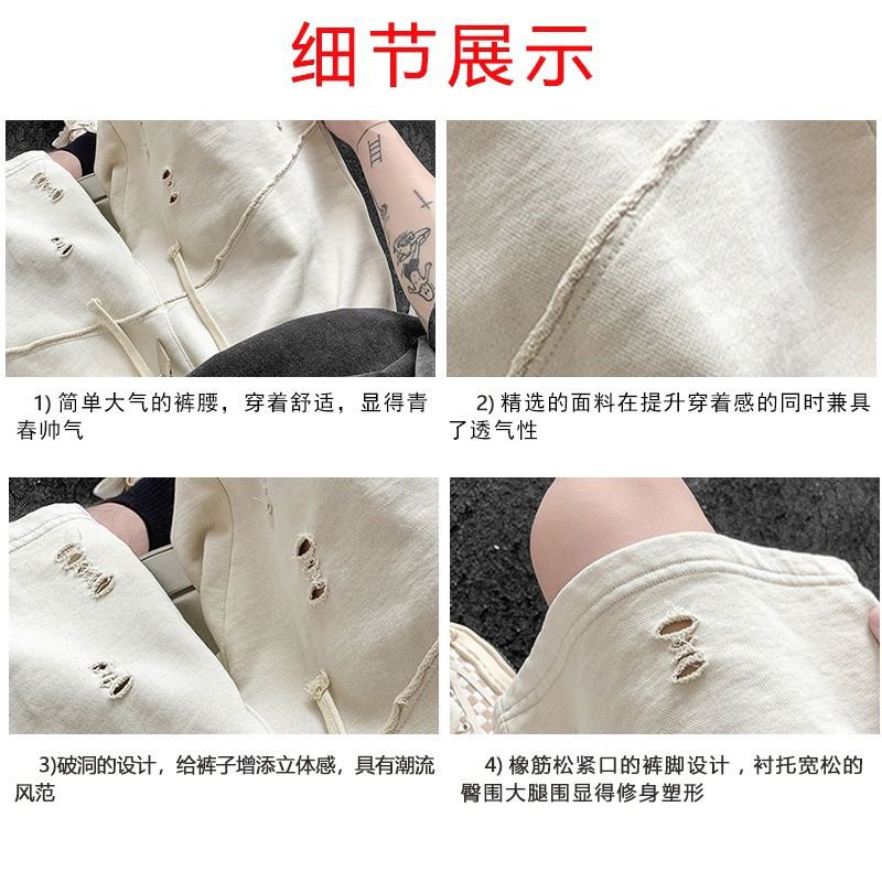 Quần Short Thể Thao Phong Cách Đường Phố Retro Mỹ Mùa Hè Đơn Giản Dành Cho Nam