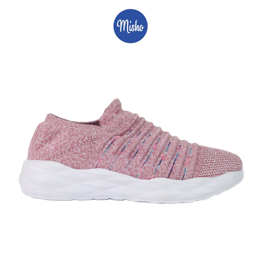 [Mã WABRWS24 giảm 15% đơn 150K] Giày bata thể thao nữ đế siêu nhẹ êm chân vải Misho 1082