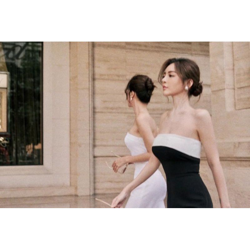 Jum ống suông cúp viền ngực