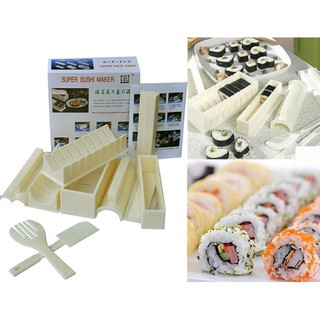 Bộ Dụng Cụ Làm Sushi 10 Món Chế Biến Món Sushi Thật Dễ Dàng