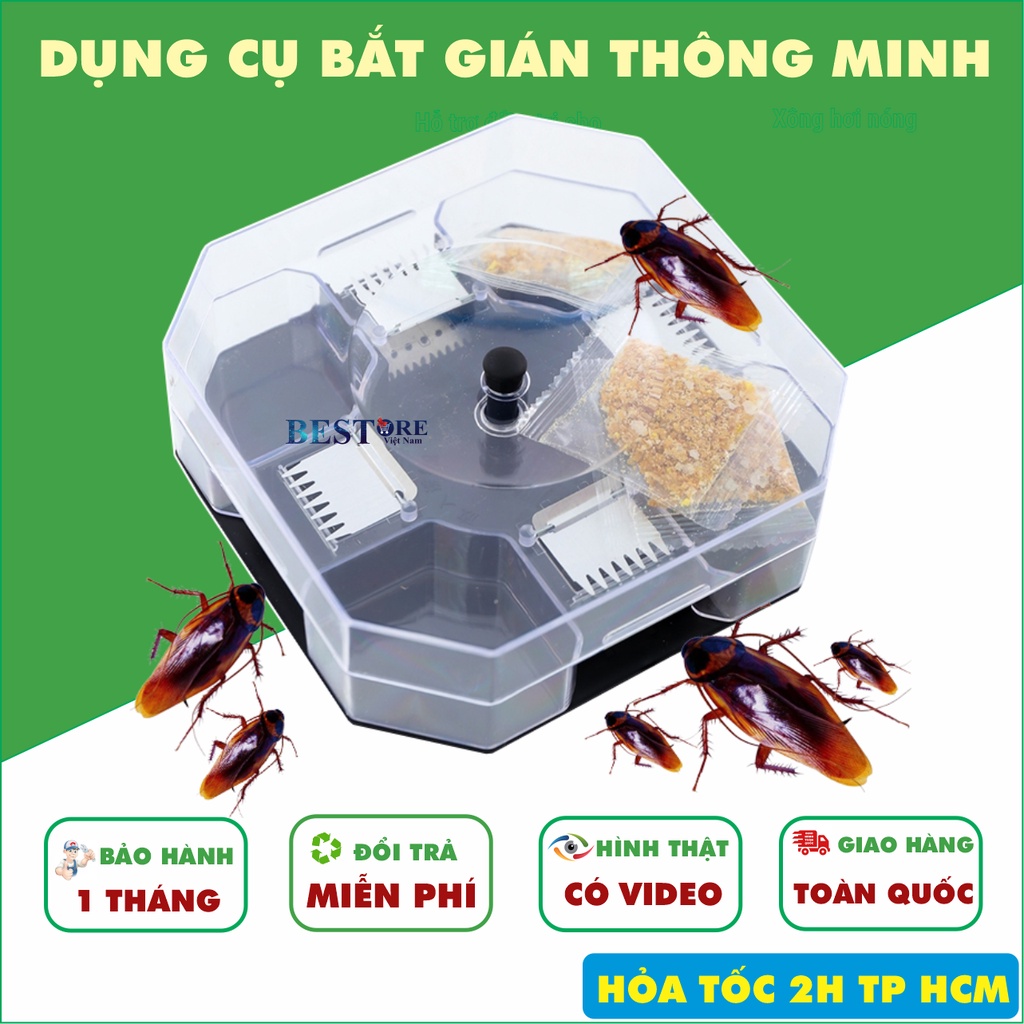 Hộp tự động bắt gián thông minh,dụng cụ bắt gián, máy bắt gián