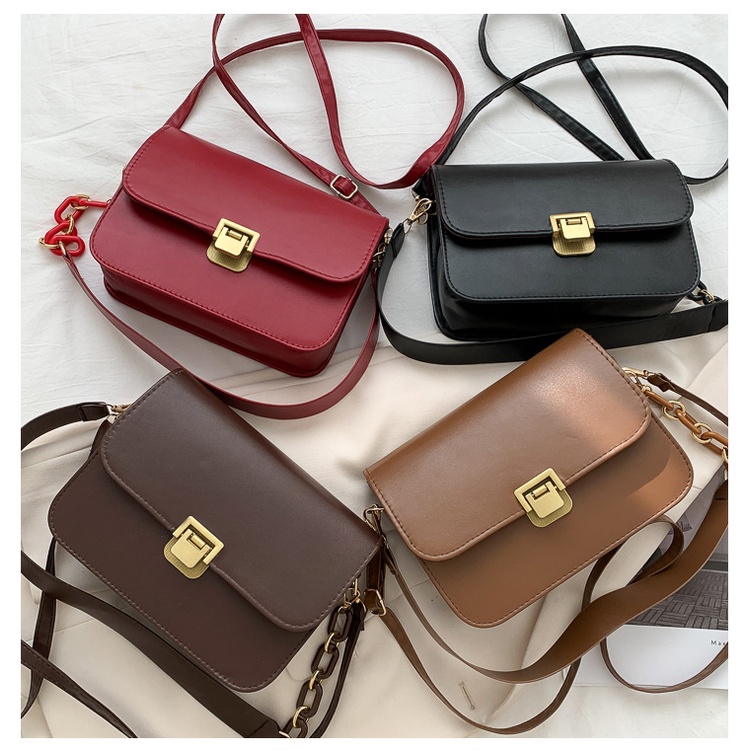 Túi Xách Đeo Vai Hình Vuông Cỡ Nhỏ Phong Cách Châu Âu Thời Trang Cho Nữ