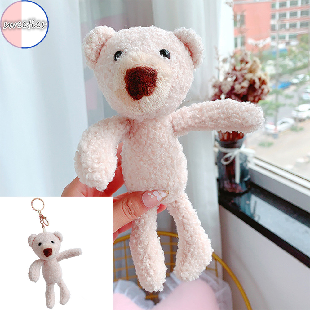 1 Móc Khóa Hình Gấu Nhồi Bông Đáng Yêu