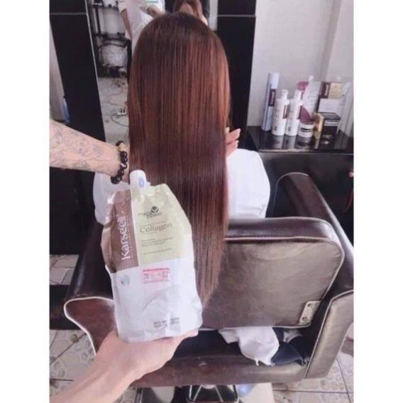 [HÀNG HOT]  KEM Ủ TÓC COLLAGEN KARSEEL 500ml phục hồi tóc tại nhà (có tem)
