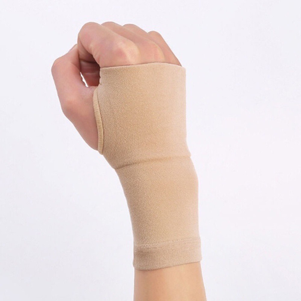 Găng tay hở ngón hỗ trợ cổ tay giảm đau thích hợp tập luyện thể thao tiện dụng