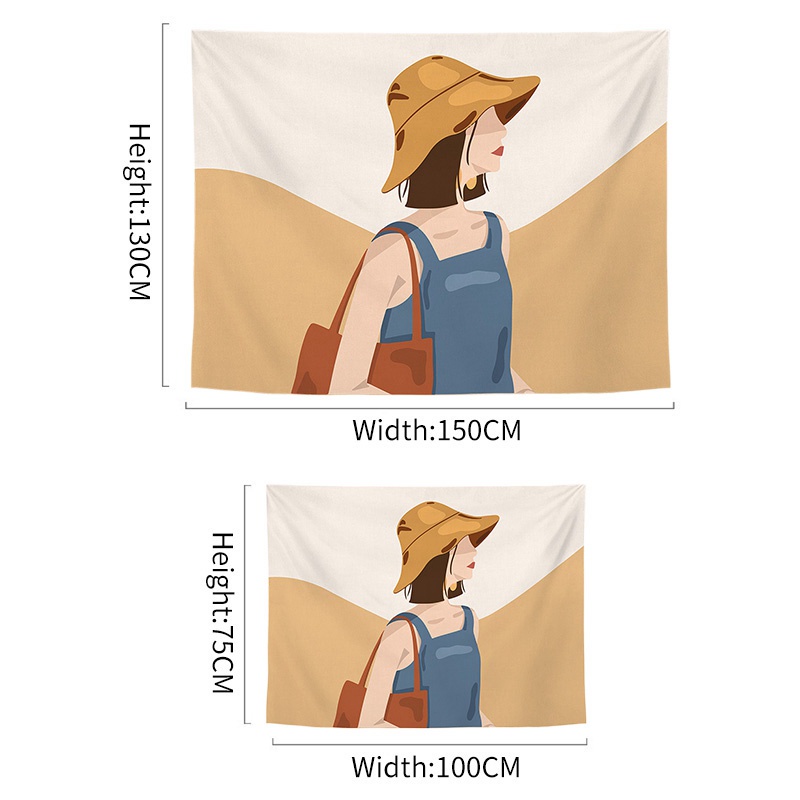 Thảm Treo Tường Trang Trí 75*100CM