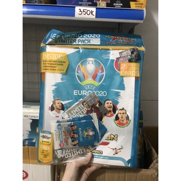 [ Starter pack ] Album thẻ Panini UEFA Euro mùa 2020