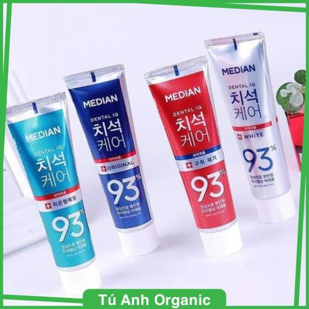 Kem Đánh Răng Tẩy Vôi Răng Chuyên Nghiệp MEDIAN Dental IQ Original Màu Xanh Dương .