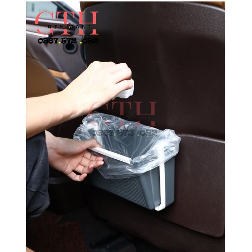 Thùng Rác Gấp Gọn Thông Minh Treo Cạnh Tủ Tiện Lợi