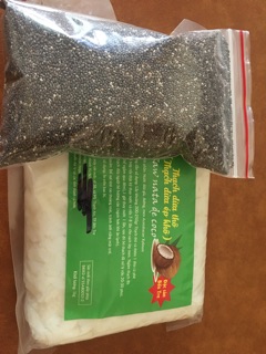 Combo thạch dừa hạt chia