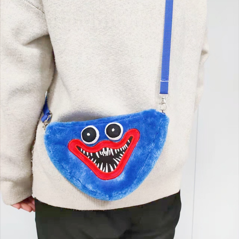 Balo/Túi đeo vai họa tiết hoạt hình dễ thương bắt mắt huggy wuggy playtime poppy