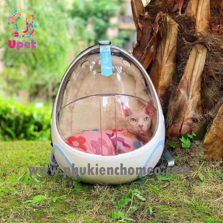 ( Thanh lý ) Balo bọ dừa ladybug 2in1 tiện lợi làm ổ/ đệm nằm cho chó mèo