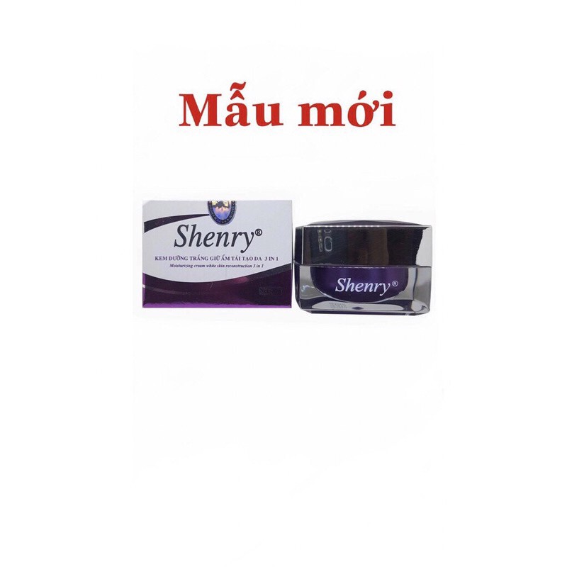 Kem Shenry dưỡng trắng da giữ ẩm tái tạo da 3 in1 30g