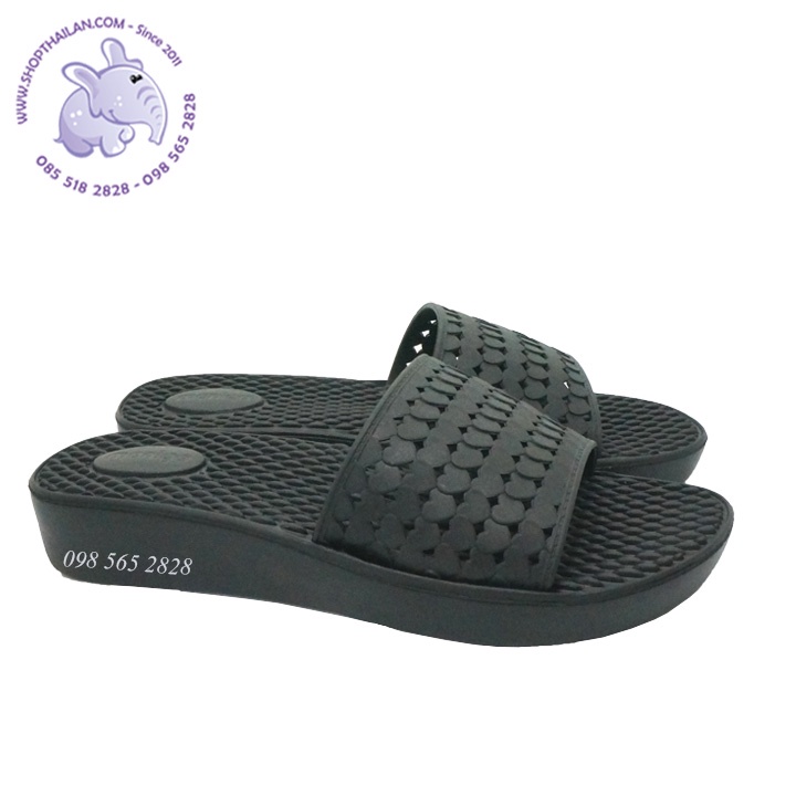 Dép massage Thái Lan Moniga 25.2. Chất liệu nhựa mềm đế cao 3cm