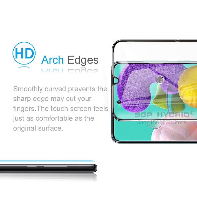 Ốp điện thoại kính cường lực 9D cho Samsung Galaxy A51 A 51 SM-A5715F A71 A41 A11 A21 A31