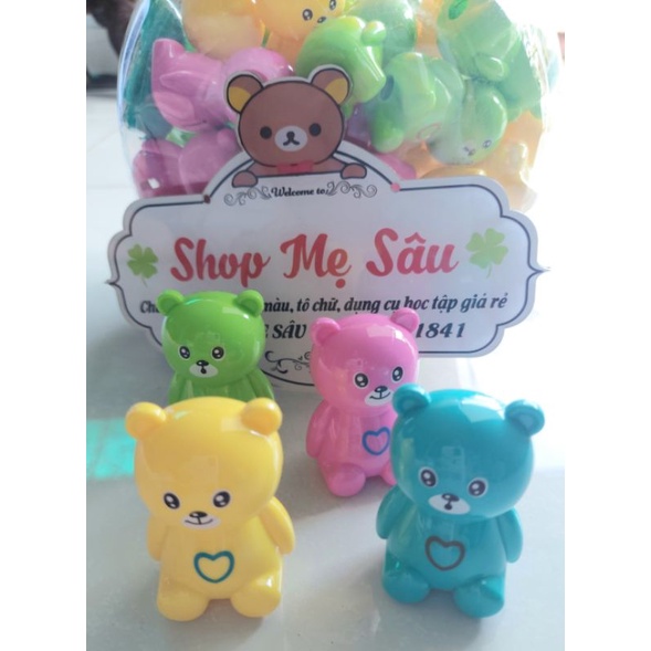 Gọt bút chì siêu bén ⚡ CỰC RẺ ⚡ Chuốt bút chì hình gấu, hình xe dễ thương, dụng cụ cho học sinh