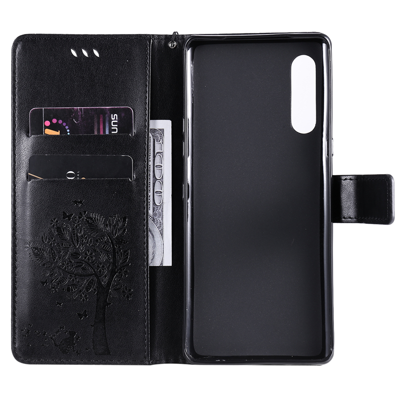 Bao da điện thoại PU kiểu ví nắp lật bảo vệ cho LG V30 K8 K10 2018 K11 G7 ThinQ