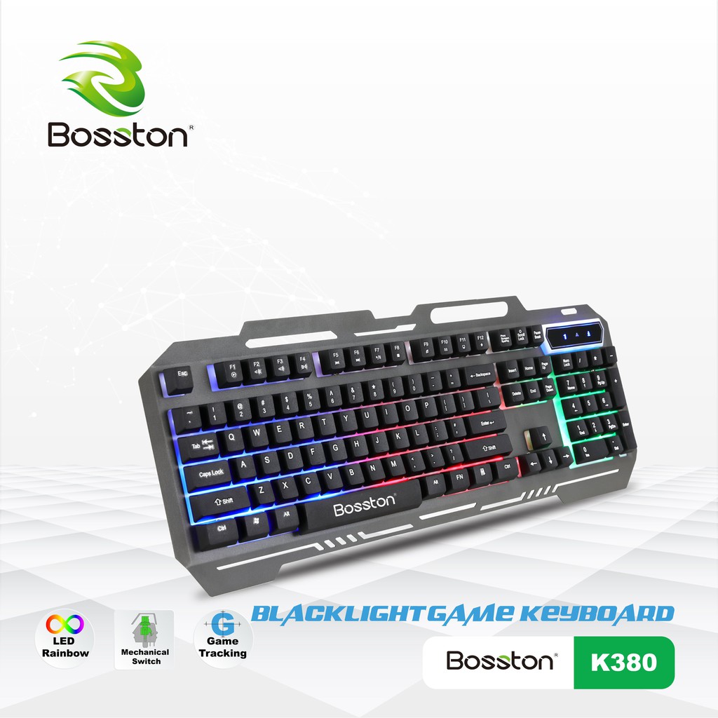 Phím Giả Cơ Bosston K380 LED Game