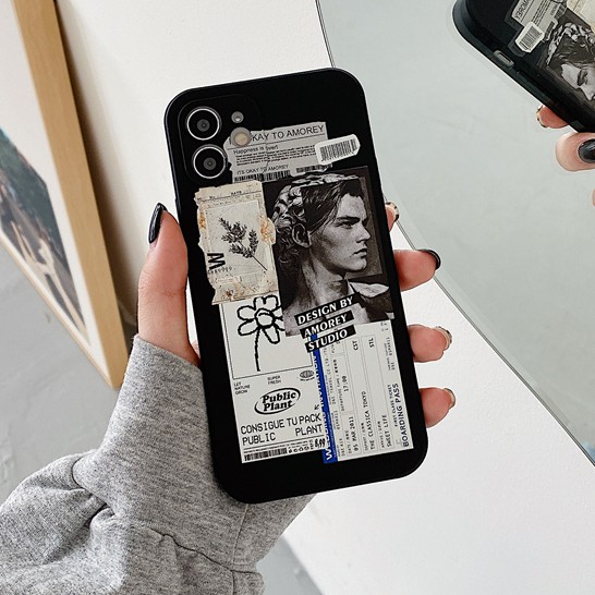 Ốp Điện Thoại TPU Mềm Chống Rơi Bảo Vệ Camera Cho IPhone 14 Pro max 14 Plus 13 12 Pro max 11 Pro max x xs max xr 7 8 Plus